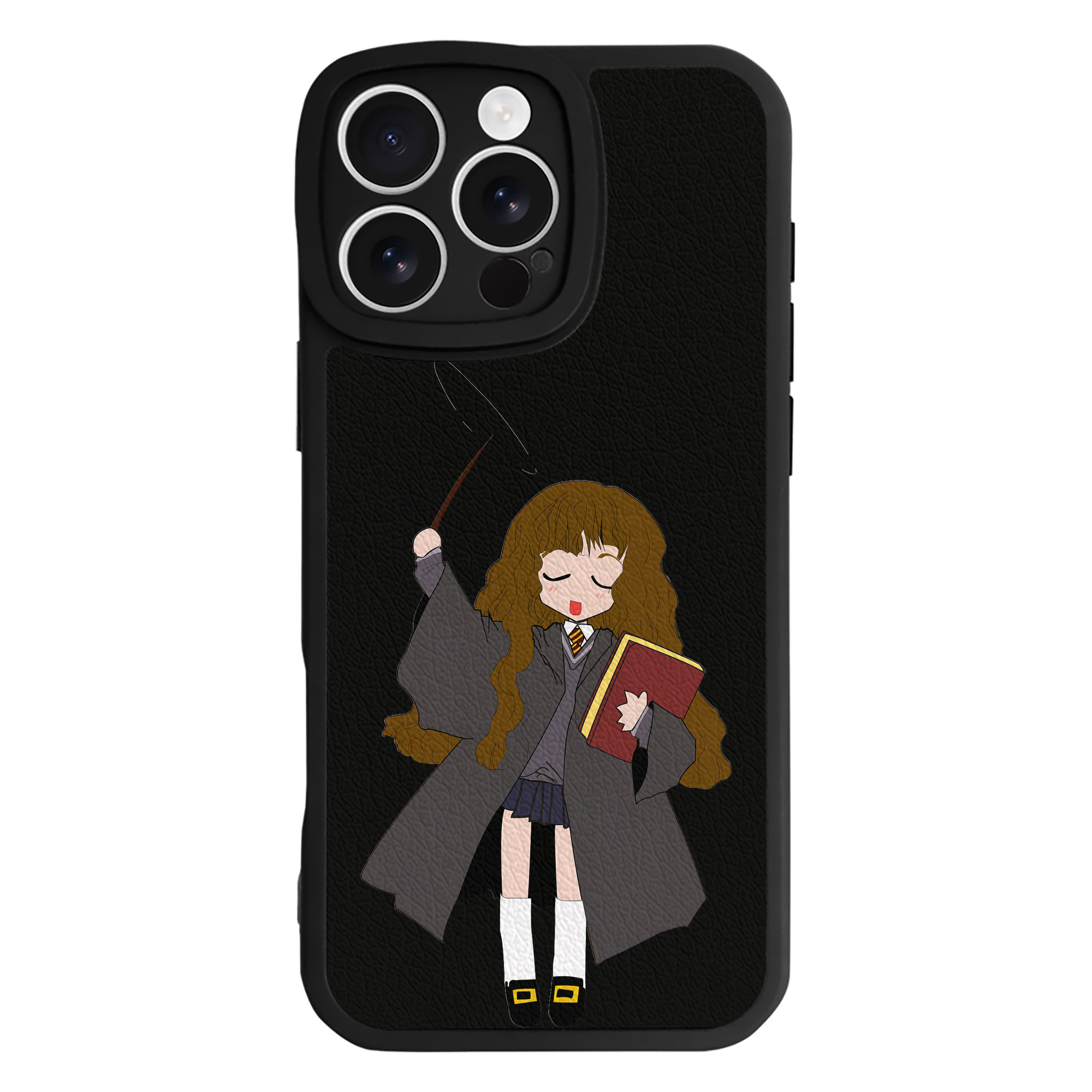 （画像用） Harry Potter ハリー・ポッターシリーズ 【iPhone 16シリーズ対応】シリコンスマホケース（レザー調） 材質：シリコン